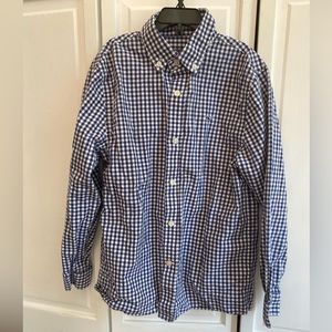 Vineyard Vines gingham “whale” shirt.